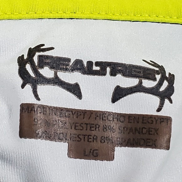 Realtree Men's Camoflage Pullover Size Large Long Sleeve Camo 1/4 Zip PleaseRead - Picture 8 of 16